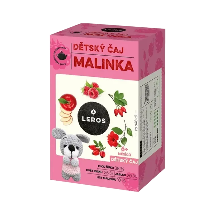 LEROS Dětský čaj Malinka 20x2 g